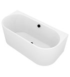 Photo: ASTRA DL MONOLITH back to wall Bath tub 160x75x60cm, White