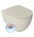 Photo: INFINITY Wall-hung toilet, Rimless, 36,5x53cm, Ivory