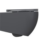 Photo: INFINITY Wall-hung toilet, Rimless, 36,5x53cm, anthracite