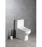 Photo: HUBERT Close Coupled Toilet, S-trap/P-trap, white