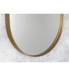 Photo: PUNO oválné zrcadlo v rámu 40x70cm, zlato mat