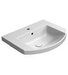 Photo: NORM ceramic washbasin curved 60x49cm, white ExtraGlaze