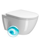 Photo: PURA ECO závesná WC misa, Swirlflush, 36x55cm, biela ExtraGlaze