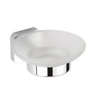 Photo: INSIA soap dish holder, frosted glass, chrome
