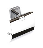 Photo: INSIA toilet paper holder with cover, chrome