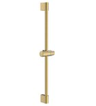 Photo: Sprchová tyč, posuvný držiak, guľatá, 708mm, ABS/zlato mat