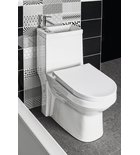 Photo: HYGIE combi toilet with washbasin, S-Trap/P-trap, white
