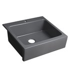 Photo: ARYA Ceramic Sink 66x62cm, 1 tap hole, anthracite