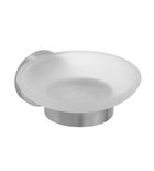 Photo: X-STEEL soap dish holder, frosted glass, stainless steel matt