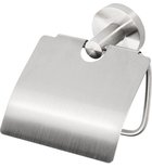 Photo: X-STEEL toilet paper holder with cover, stainless steel matt