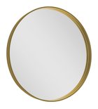 Photo: NOTION guľaté zrkadlo v ráme, ø 70cm, zlatá mat