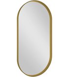 Photo: AVONA oval mirror in frame 50x100cm, gold matt