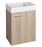 Photo: ZOJA cabinet with washbasin 40x22 cm, platinum oak