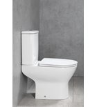 Photo: DARIO RIMLESS Close Coupled Toilet, white
