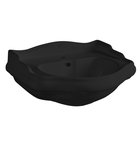 Photo: RETRO Ceramic Washbasin 56x46,5cm, black matt