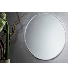 Photo: Zrcadlo kulaté v plastovém rámu ø 60cm, bílá