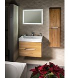 Photo: Kúpeľňový set MEDIENA 80, biela matná/dub natural