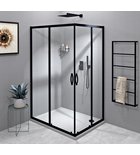 Photo: SIGMA SIMPLY BLACK Rectangular Shower Enclosure 1200x1000 mm, L/R option, Corner Entrance