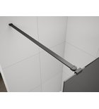 Photo: ESCA shower screen wall support bar 1200mm, black matt