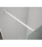 Photo: ESCA shower screen wall support bar 1200mm, white matt