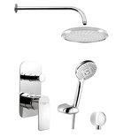 Photo: DAPHNE Concealed Shower Set with a single lever Mixer Tap, 2 Outlets, chrome