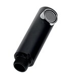 Photo: Pull-out shower for sink mixers 1/2", black matt