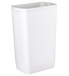 Photo: COLORED wall-hung waste bin 23l, ABS, white