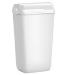 Photo: COLORED wall-hung waste bin 23l, ABS, white
