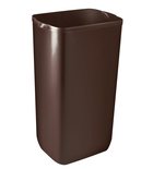 Photo: COLORED wall-hung waste bin 23l, ABS, brown