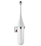 Photo: COLORED wall-hung toilet brush, ABS, white