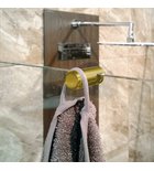 Photo: Shower Enclosure Robe Hook, gold matt