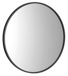 Photo: NOTION SLIM kulaté zrcadlo v rámu ø 50cm, černá mat