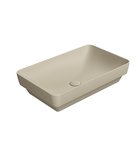 Photo: PURA counter top ceramic washbasin 60x38cm, creta matt