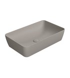 Photo: NUBES counter top ceramic washbasin 60x38cm, tortora matt