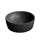 Photo: NUBES counter top ceramic washbasin dia 40cm, black matt