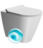 Photo: KUBE X WC mísa stojící, Swirlflush, 36x55cm, spodní/zadní odpad, bílá dual-mat