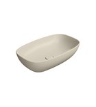Photo: NUBES ceramic washbasin on the board 60x38cm, creta matt