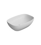 Photo: NUBES ceramic washbasin on the board 50x35cm, white matt