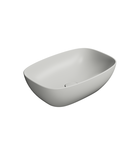 Photo: NUBES ceramic washbasin on the board 50x35cm, cenere matt