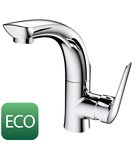 Photo: FLY washbasin mixer with swivel spout, without pop up waste, ECO mixing cartridge, chrome