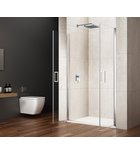 Photo: LORO double shower door 900mm, clear glass