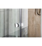 Photo: AMICO Pivot Shower Door 820-1020x1850mm, clear glass