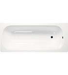 Photo: Rectangular enamel bath tub 120x70x39cm, white