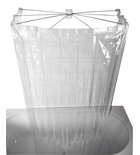 Photo: OMBRELLA Folding Shower Curtain 100x70cm, clear