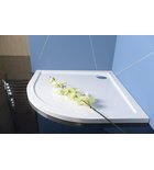 Photo: SERA Quadrant Cast Marble Shower Tray 80x80cm, R550, White