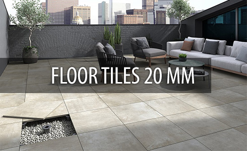 Floor tiles 20 mm