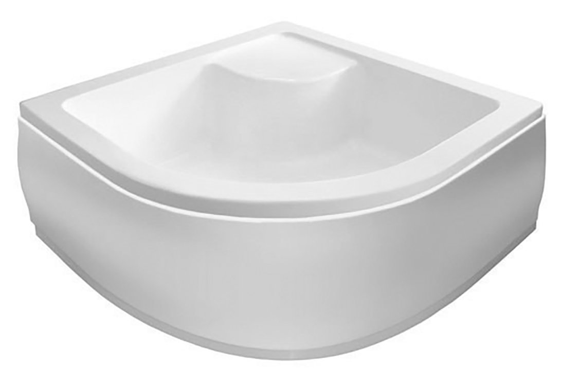Aqualine Sprchová vanička akrylátová, čtvrtkruh 90x90x28cm, včetně nožiček, R550 C93
