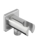 Photo: MINIMAL Shower Hose Outlet/Connector/Bracket, chrome/stainless steel