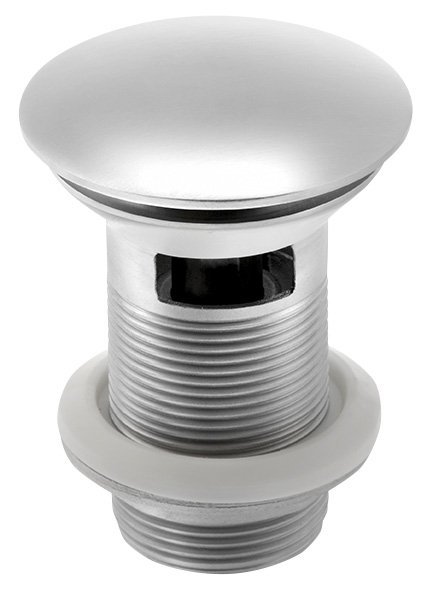 Sapho MINIMAL umyvadlová výpust 5/4“, click-clack, velká krytka, nerez mat MI057