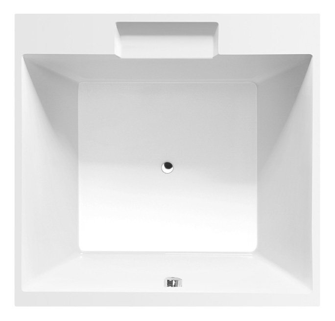 CAME štvorcová vaňa s konštrukciou 175x175x50cm, biela